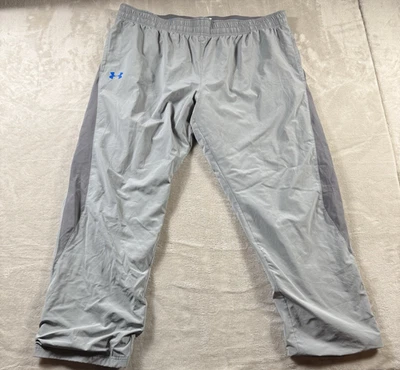 Pantalones deportivos Under Armour para hombre 2XL gris azul con logotipo calce suelto Foto 1 de 4