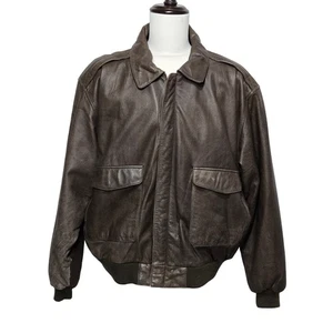 Orvis Lederjacke Herren XL Bomber Fliegenfischen Schulen Mantel Original Outdoor - Bild 1 von 15