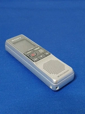 Sony ICD-B600 Mini Digital Voice Recorder Handheld Silver Tested Working - Image 1 of 4