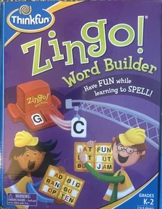 New! ThinkFun Zingo Word Builder Early Reading Game -Award Winning Free Shipping - Picture 1 of 2