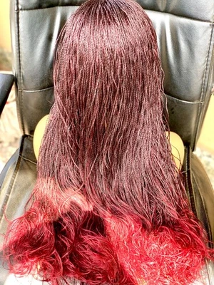 pelucas trenzadas para mujer cierre cabello humano ondulado giros regalo para ella listo para enviar Foto 1 de 4