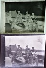 Seltenes Foto Negativ - Motorrad: Schliha T500 mit tollem Beiwagen - um 1930