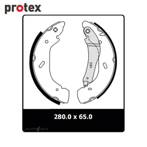BRAKE SHOES N3183 - Picture 1 of 1