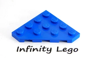 6 LEGO Placa Cuña Azul 4 x 4 Sin Esquinas (30503) Triángulo (6 Piezas) - Imagen 1 de 1