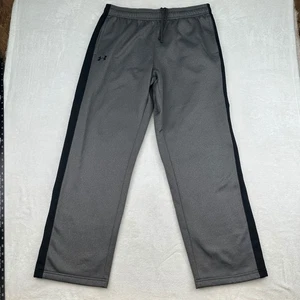 Under Armour UA Mens XL ColdGear Gray Black Athletic Pants Track Sweatpants - Picture 1 of 11
