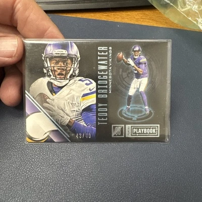TEDDY BRIDGEWATER 2016 PANINI PLAYBOOK #56 SP 43/49 MINNESOTA VIKINGS - Image 1 of 3