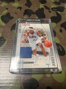 Tarjeta Swatch Hot Prospects Jersey Fusion Allen Iverson Game Usada - Imagen 1 de 2