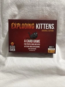 Juego de Cartas Exploding Kittens Edición Original 2021 Juego de Fiesta 7+ 2-5 Jugadores Usado en Excelente Condición - Imagen 1 de 11