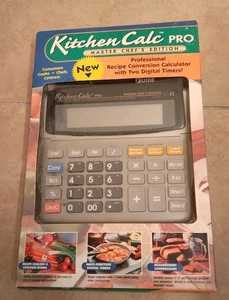 Kitchen Calc Pro Recipe Conversion Calculator Master Chef Edition 8305 WORKS! - Picture 1 of 1