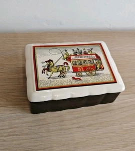 Vintage GUINNESS Wade Werbung Keramik Deckel Zigarette Schmuckdose - Bild 1 von 6