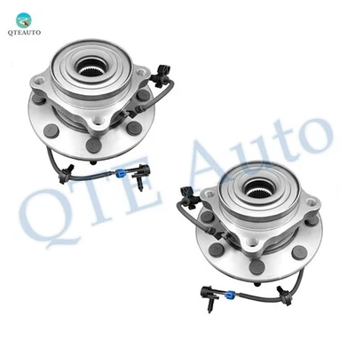 Par de 2 conjuntos de cojinetes de cubo de rueda delantera para GMC Sierra 2500 2001-2004 tracción trasera Foto 1 de 4