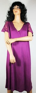 WOB Damen Flieder Strandkleid mit Spitze - Bild 1 von 2