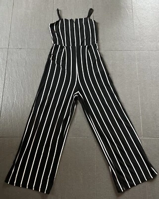 bershka jumptsuit schwarz weiß Gr. M - Bild 1 von 2