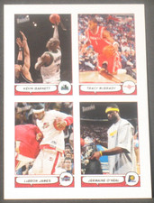 LeBron James Kevin Garnett Tracy McGrady Jermaine O'Neal 2004-05 Bazooka 4on1 #6