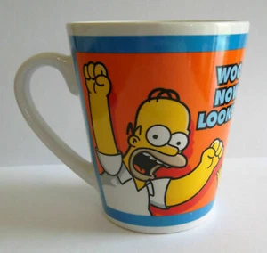 SIMPSONS “WOO HOO NOW THAT LOOKS TASTY” 2005 Tea Cup / Coffee Mug Collectible - Picture 1 of 7