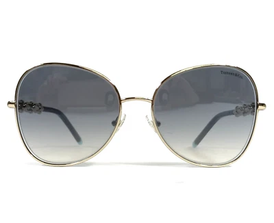 Tiffany & Co. Sunglasses TF3086/1U 6179/1U Light Gold w/ Blue Gradient Lenses - Image 1 of 4