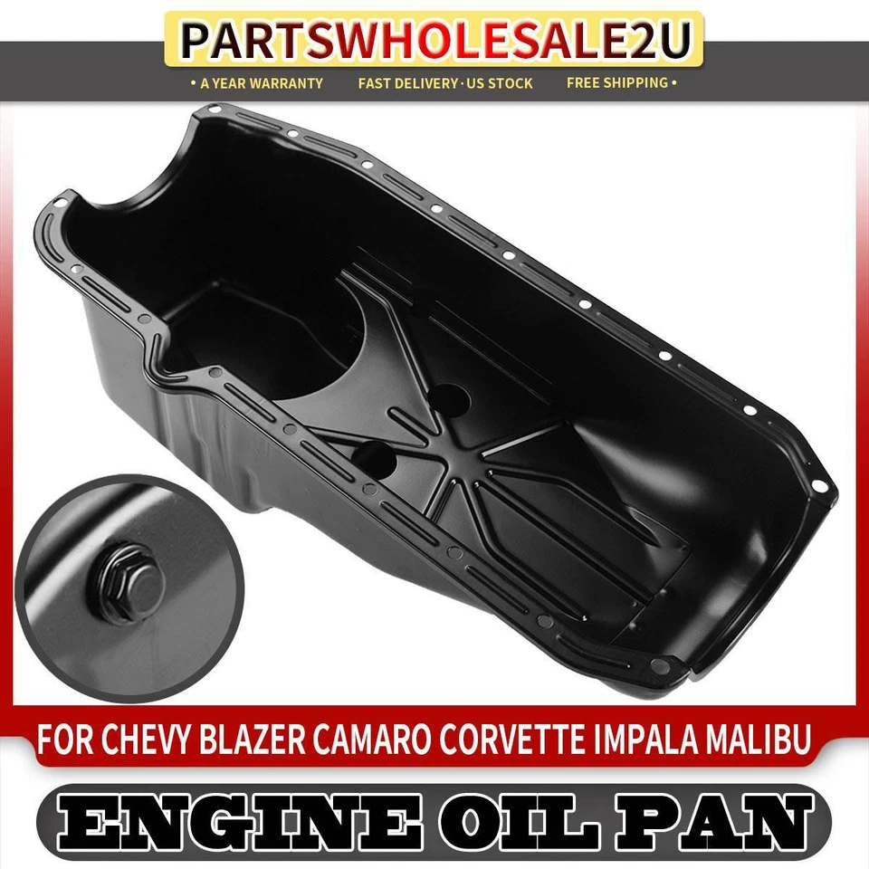 Engine Oil Pan for Chevy Corvette Impala Malibu 	G30 Cadillac Eldorado GMC C3500 - Image 1 of 4