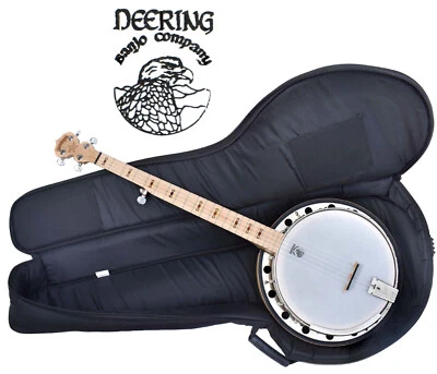 Deering 5 String Resonator Bluegrass Banjo - Road Runner Bag - Extras - Minty! - Image 1 of 4
