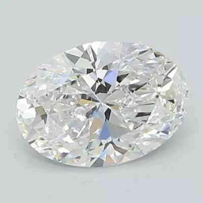 7.04 Caret OVAL Cut  IGI Certified Lab Grown CVD Diamond G Color SI1 Clarity - Image 1 of 4