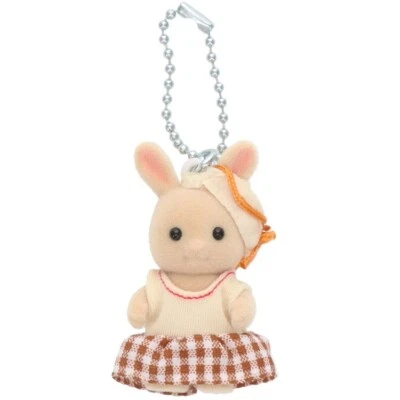CALICO CRITTERS Sylvanian Families Milchhase Schlüsselanhänger Pullover Rock Schlüsselanhänge...