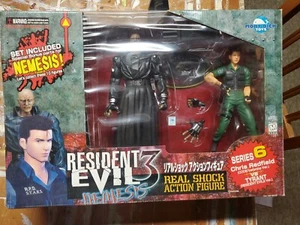 RESIDENT EVIL 3 NEMESIS CHRIS REDFIELD & TYRANT Series 6 "BRAND NEW" MOBY DICK - Picture 1 of 9