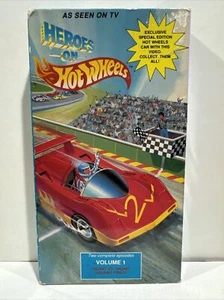 Heroes on Hot Wheels VHS Volume 1 AS SEEN ON TV Nostalgic Cartoons FULLY TESTED - Picture 1 of 4