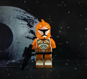 Lego Star Wars Minifigure Clone Bomb Squad Trooper sw0299 con Blaster - Foto 1 di 1