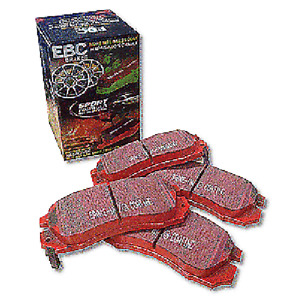 EBC Redstuff Pastillas De Freno Traseras por Opel Vectra 2.5 2.6 Dp3675C