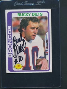 1978 Topps #211 Bucky Dilts Broncos signiertes Autogramm *D8125 - Bild 1 von 1