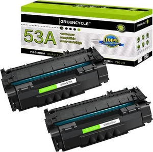 GREENCYCLE Toner Cartridge for HP Q7553A 53A Laserjet 1320 1320n 3390 P2015 53x - Picture 1 of 13