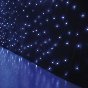 Showtec Star Dream 6m x 3m RGB Starcloth Stardrape Curtain Drape LED Light DMX - Picture 1 of 4