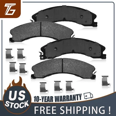 Rear Ceramic Brake Pads for 2009 2010 - 2014 2015 2016 2017 2018 GMC Savana 3500 - Image 1 of 4