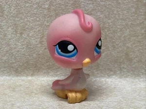 Littlest Pet Shop LPS #205 Periquito Rosa Con Ojos Azules Usado - Imagen 1 de 6