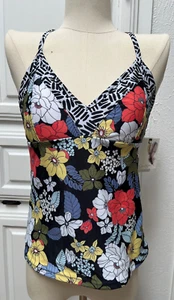 Madarin Multi-Tankini Damen schwimmen Größe S Jessica Simpson unverbindliche Preisempfehlung des Herstellers 68 $ - Bild 1 von 8