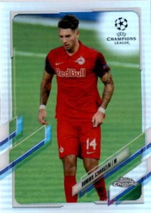 2020 Topps Chrome UEFA Champions Holo #26 Dominik Szoboszlai  FC Salzburg