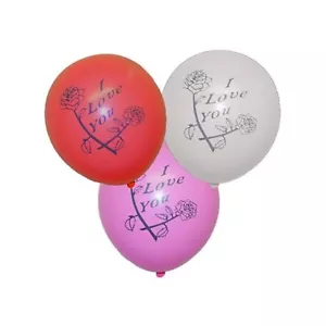 Valentine Balloons | I Love You Balloons - Latex - 12in. - 10 Pcs (fdp53105) - Picture 1 of 1