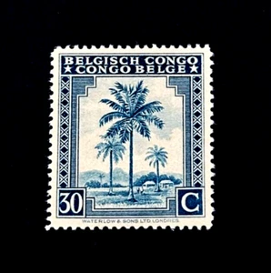 BELGIAN CONGO Stamp - 1942 Oil Palm Tree - Bilingual Priority Mint OG VLH r56 - Picture 1 of 2