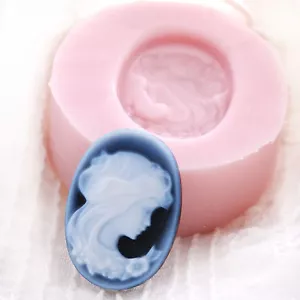 Miniature Cameo Mould Mold Jewelry Resin Polymer Clay Sculpey Fimo Candy (505) - Picture 1 of 3
