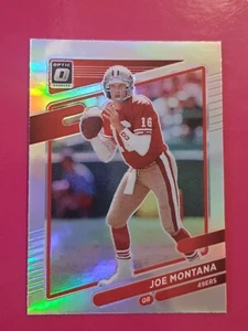 2021 Panini Donruss Optic #194 Joe Montana San Francisco 49ers Silver Holo - Bild 1 von 2