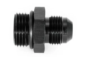 Gewindeadapter ORB 10 zu Dash 8 / -8AN / JIC 8 Schwarz eloxiert 3/4 - 16UNF - Bild 1 von 3