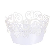 50pcs Creative  Cut Cupcake Wrapper Decor for Wedding Birthday Baby Baby Shower