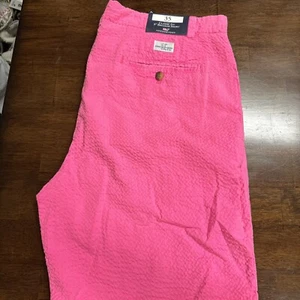 Sz 35 Vineyard Vines Mens Classic Fit 9” Breaker Pink Seersucker Short - NWT - Picture 1 of 8