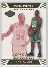 2007-08 Topps Co-Signers Gold Red /109 Ray Allen Paul Pierce #10.1 HOF