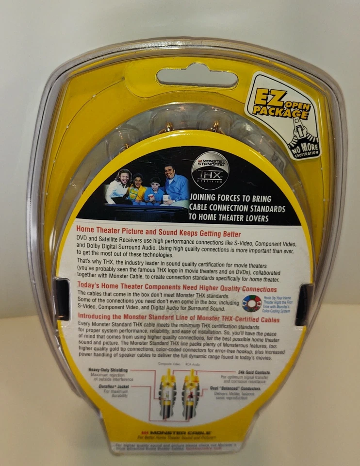 Monster Thx V100 Cv-8 Thx Certified Component Video Cab (50644382130)