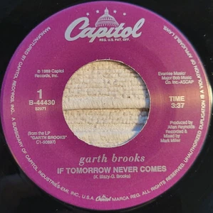 Garth Brooks "If Tomorrow Never Comes / Much Too Young (To Feel This Damn Old)" - Picture 1 of 3