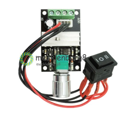 MARKENLOS 3A 80W 6V/12V/24V/28V DC Motor Speed Controller PWM Adjustable Reversible