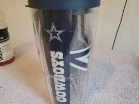 Tervis Tumbler Dallas Cowboys Insulated Plastic Drink Cup Double-Walled 24 fl oz Cover