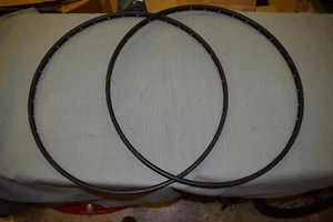 Rigida Pro Schlauchfelgensatz 700c 28'' 36 Loch dunkelbraun Made in France NOS - Bild 1 von 12