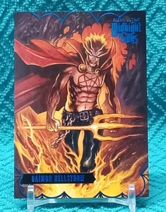 2023 Fleer Ultra Midnight Sons DAIMON HELLSTROM Artist Paskal Millet BL 082/180 - Picture 1 of 3