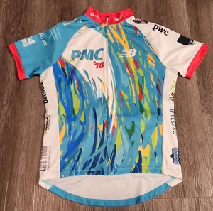 New Balance Women Cycling Jersey Short Sleeves Size M Evolution In Motion PMC 18 - Picture 1 of 5